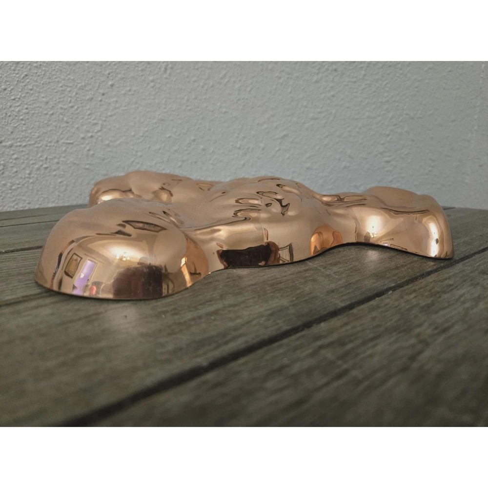 Copper Rooster Chicken Jello Mold Wall Hanging VTG Farmhouse Cottage Kitchen 11" - Picture 6 of 15